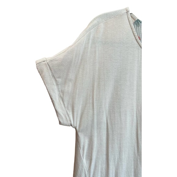 EUC, Mystree Women's Sz Small Short Sleeve Cuffed Hi-Lo Pullover Top - Picture 5 of 10